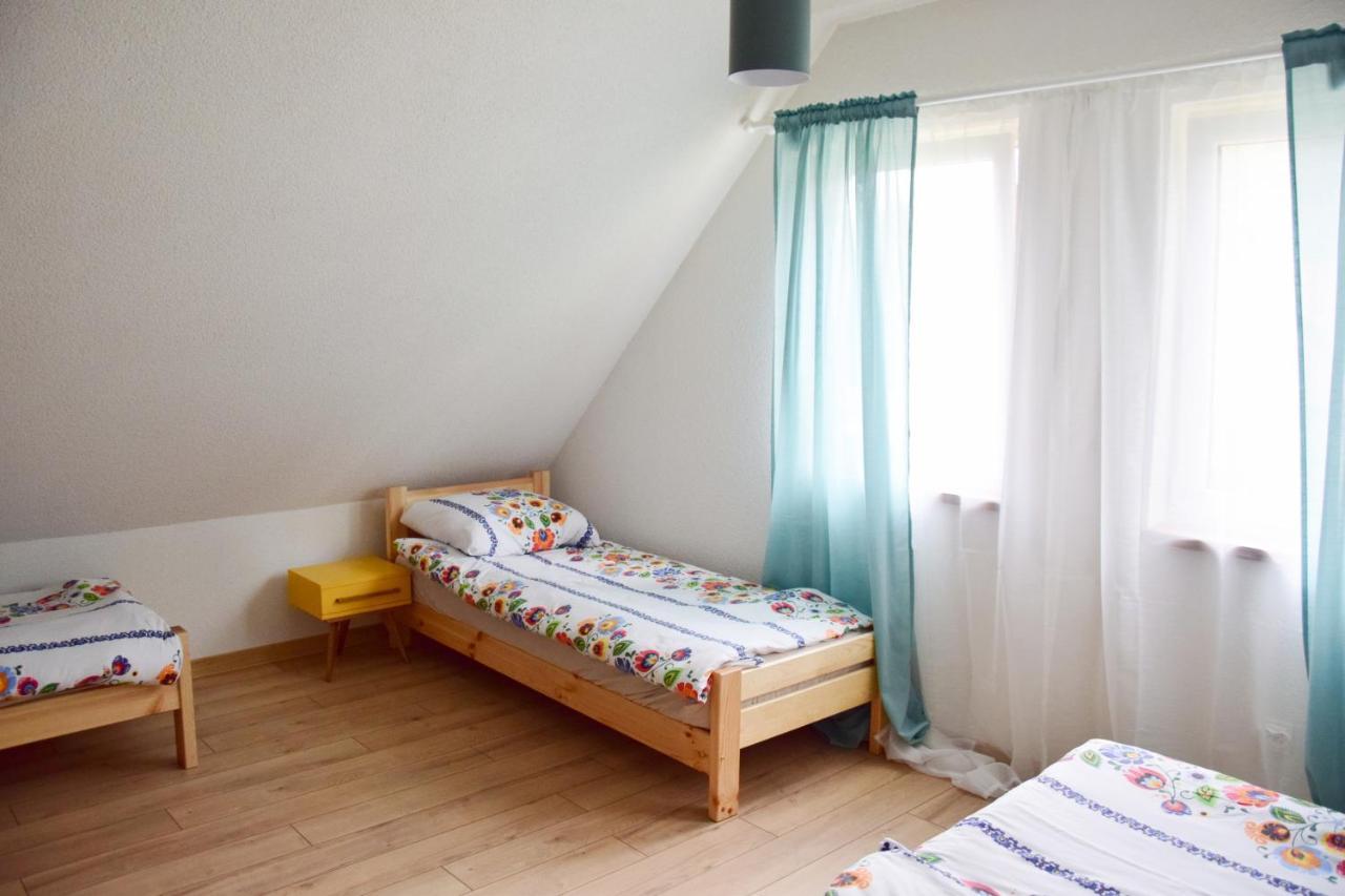 Pastelowy Domek Z Balia Elektryczna Z Jacuzzi Zalakowo Buitenkant foto